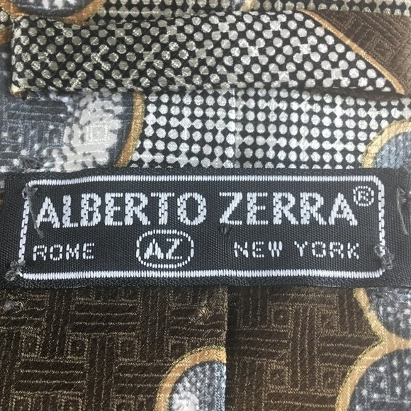 ALBERTO ZERRA SILK TIE - Picture 4 of 12